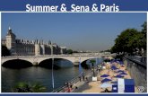 Summer,Sena, Paris