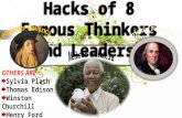 Productivity Hacks of 8 Famous Thinkers and Leaders
