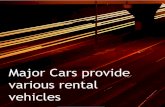 Major cars provide various rental vehicles in uk