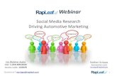 Social Media Research Driving Automotive Marketing