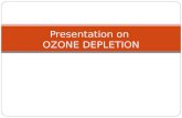 Presentation on ozone depletion