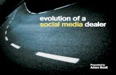 Evolution of a Social Media Dealer