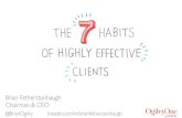 The Seven Habits of Highly Effective Clients