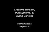 Creative tension, pull-systems, and swing-dancing #Agile2014