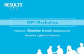 KPI Workshop - July 2014