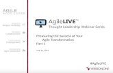 Measuring the Success of your Agile Transformation