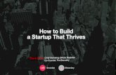 How To Build a Startup That Thrives: Dave Knox presentation at SXSW V2V 2013