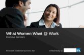 What Women Want @ Work