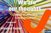 Ways of effective communication (Basics of communication skills)
