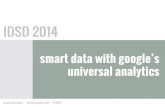 Smart Data with Google's Universal Analytics
