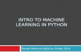 Intro To Machine Learning in Python