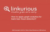 How to apply graph analytics for bank loan fraud detection?