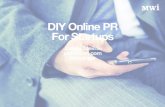 Do It Yourself Online PR For Startups