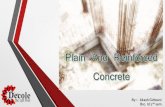 Concrete presentation(interior design student work)