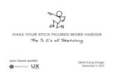 Make Your Stick Figures Work Harder: The 3 C's of Sketching