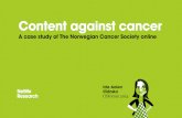 Content Against Cancer - CSForum13 Helsinki