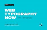 Web Typography Now