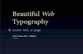 Beautiful Web Typography (#5)