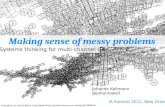 Making sense of messy problems - Systems Thinking for multi-channel UX