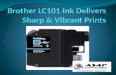Brother LC101 Ink Delivers Sharp & Vibrant Prints