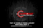 Top 12 World Timer Luxury Watches - Part 3