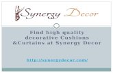 Quality Curtains, Cushions and Drapery Rods in Montreal, Toronto and Calgary