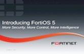 Fortinet FortiOS 5 Presentation