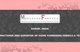 Home Furnishing Fabric Manufacturer - Home Furnishing Products Manufacturers