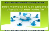 Best methods to get targeted visitors to your website