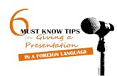 6 Must-Know Tips for Giving a Presentation in a Foreign Language