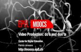MOOC Video Tutorial
