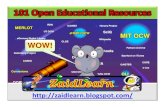 101 Open Educational Resources