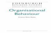 Organisational behavior