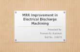 MRR improvement in electrical discharge machining