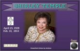 shirley temple tribute