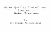 Water Quality Control and Treatment Water Treatment