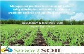 Management practices to enhance soil carbon: consulting stakeholders about credibility, salience and legitimacy