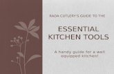 The Essential Kitchen Tools