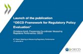OECD Framework for Regulatory Policy Evaluation, Launch of the report, Christiane Arndt