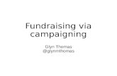 Fundraising via campaigning glyn thomas