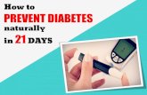 How to Prevent and Reverse Diabetes Naturally in 21 Days