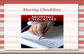 Moving checklists