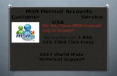 How To Contact MSN Customer Service | MSN Hotmail Sign In Solution