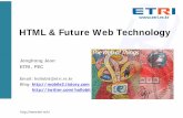 HTML and Future Web Technology