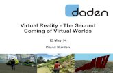 Virtual Reality - The Second Coming of Virtual Worlds