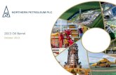 Northern Petroleum PLC - Oil Barrel 2013
