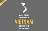 [Wearesocial   sing] - Social digital-mobile in vietnam 2012