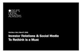 Eklips - Investor Relations and Social Media