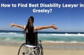 How to Find a Best Disability Lawyer in Greeley