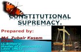 Constitutional Suprimacy (Perspective Federal Constitution of Malaysian).